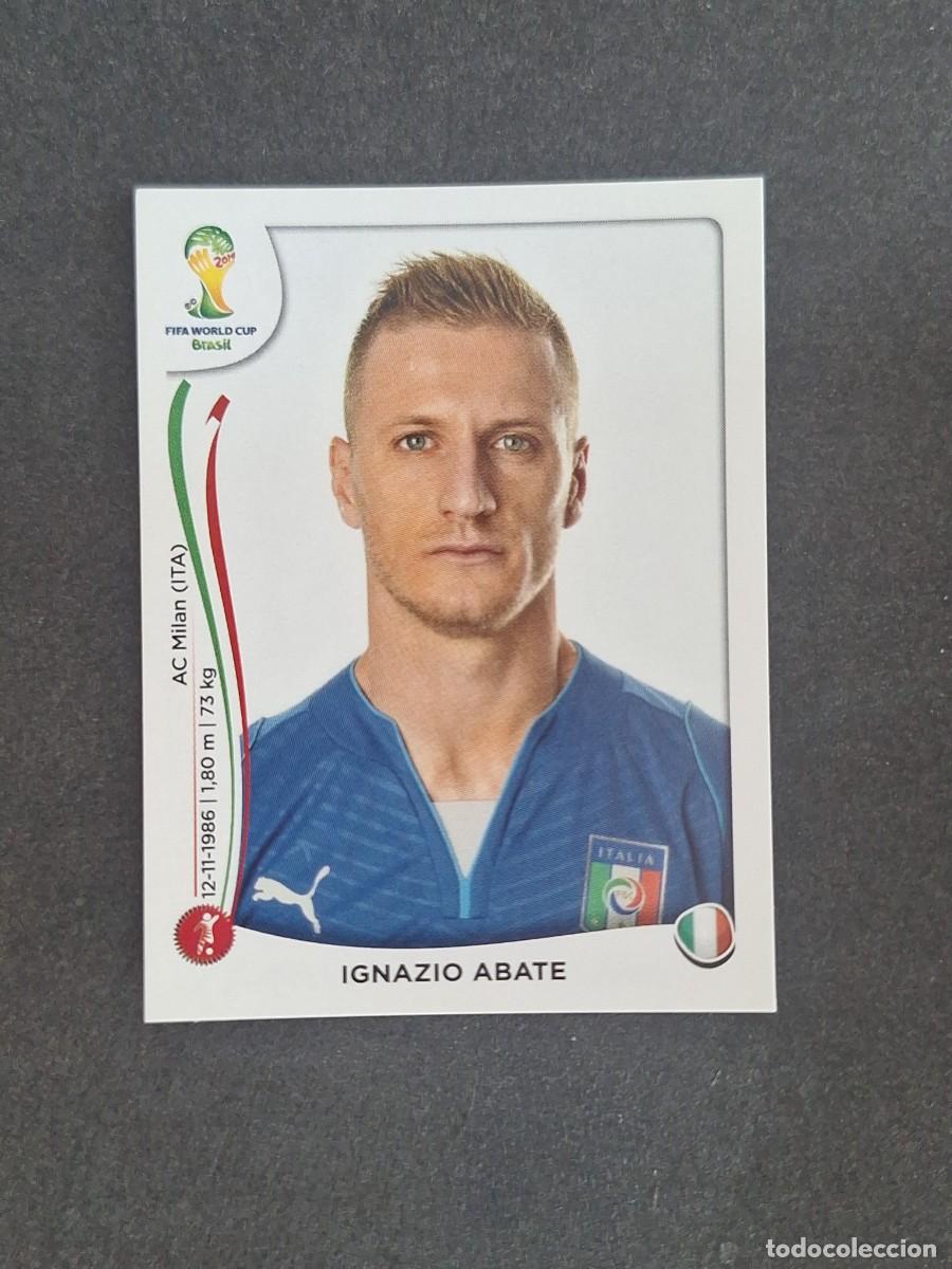 Fu&szlig;ball-Sticker: L2 IGNACIO ABATE SELECCION ITALIA 323 MUNDIAL BRASIL 2014 PANINI NUNCA PEGADO SIN PEGAR