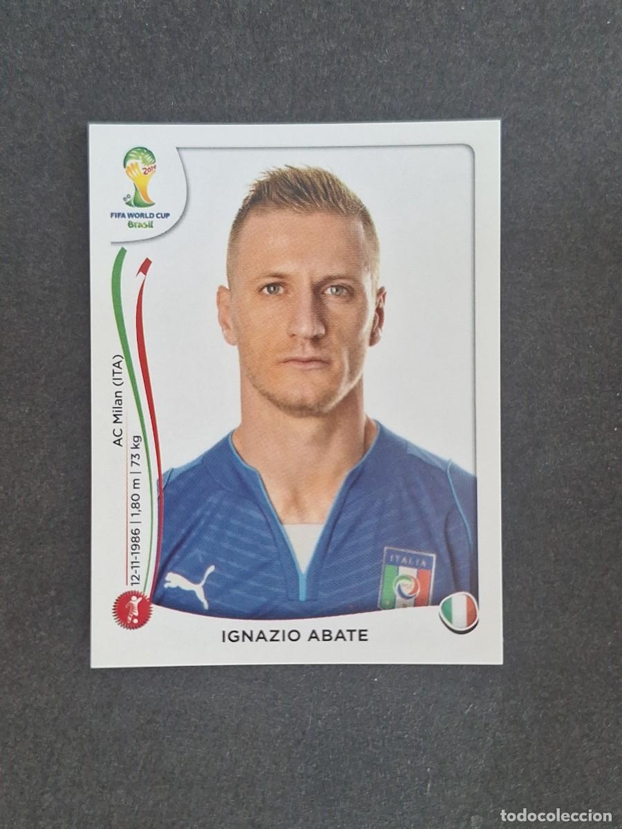 Fu&szlig;ball-Sticker: L2 IGNACIO ABATE SELECCION ITALIA 323 MUNDIAL BRASIL 2014 PANINI NUNCA PEGADO SIN PEGAR