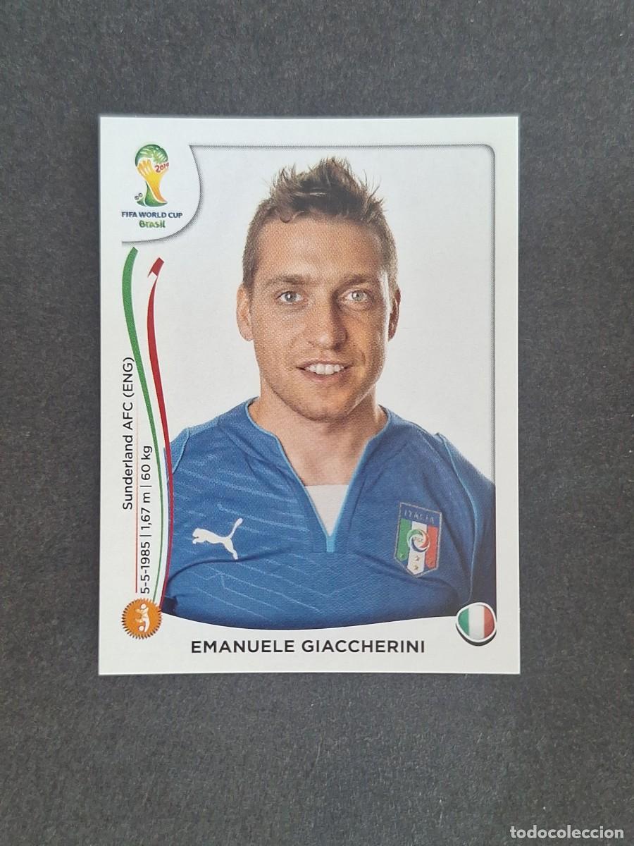 Cromos de f&uacute;tbol: L2 EMANUELE GIACCHERINI SELECCION ITALIA 330 MUNDIAL BRASIL 2014 PANINI NUNCA PEGADO SIN PEGAR
