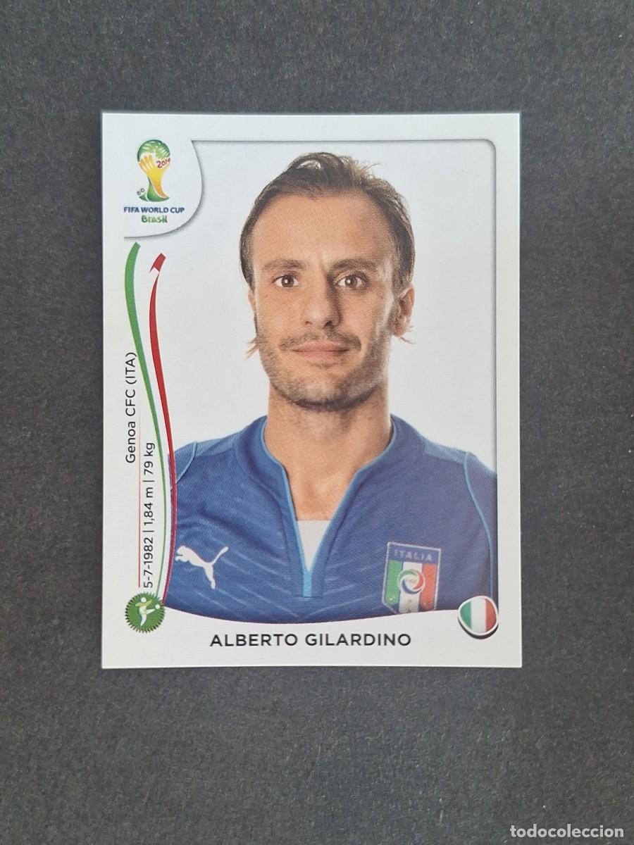 Cromos de f&uacute;tbol: L2 ALBERTO GILARDINO SELECCION ITALIA 333 MUNDIAL BRASIL 2014 PANINI NUNCA PEGADO SIN PEGAR