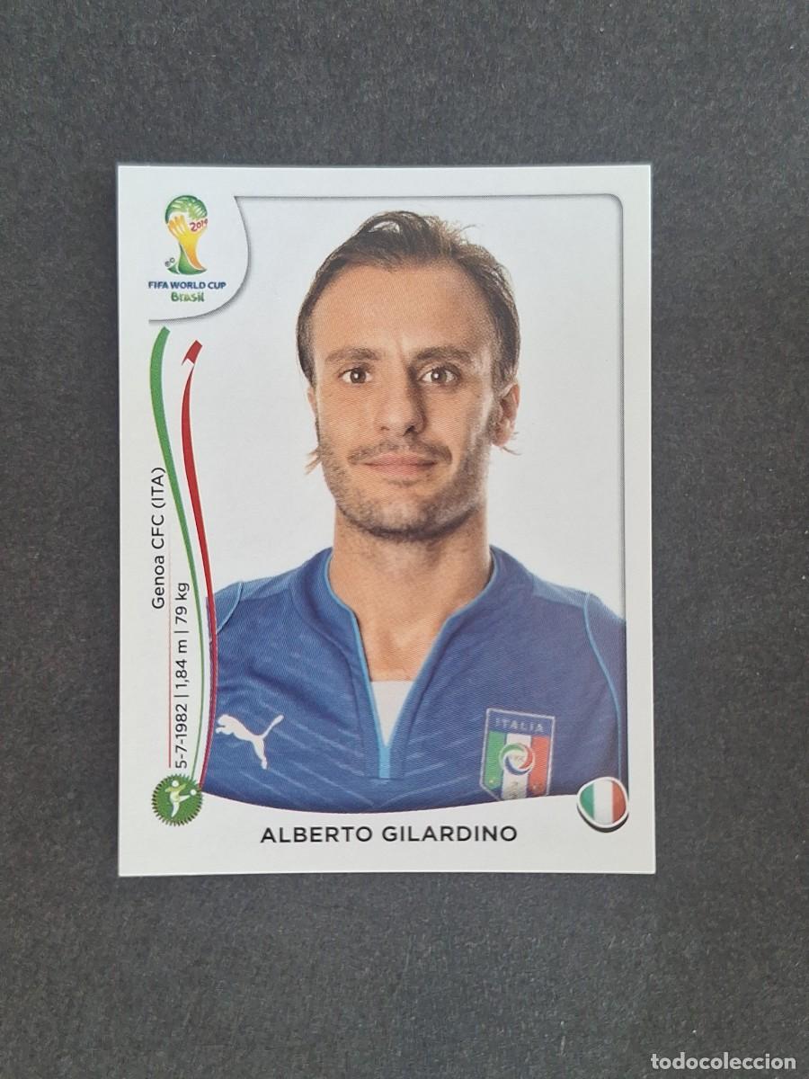 Cromos de f&uacute;tbol: L2 ALBERTO GILARDINO SELECCION ITALIA 333 MUNDIAL BRASIL 2014 PANINI NUNCA PEGADO SIN PEGAR