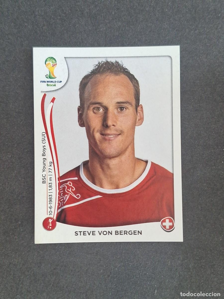 Cromos de f&uacute;tbol: L2 STEVE VON BERGEN SELECCION SUIZA 341 MUNDIAL BRASIL 2014 PANINI NUNCA PEGADO SIN PEGAR