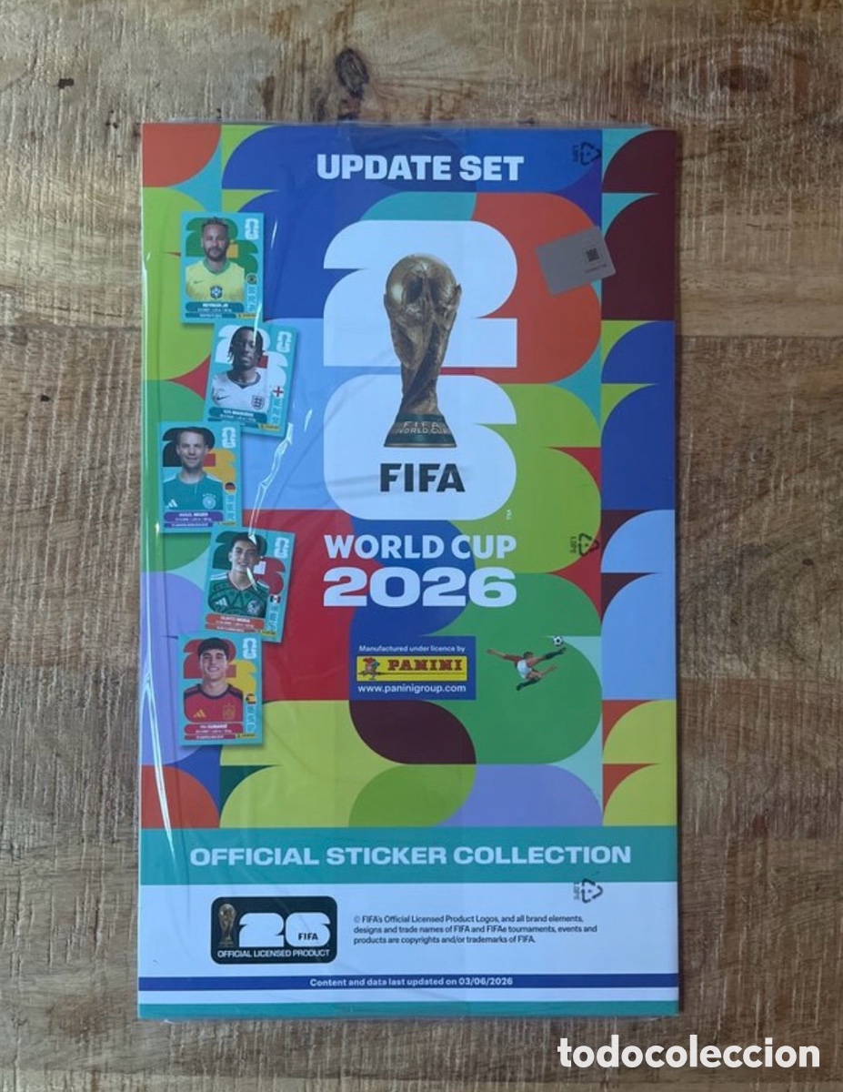 Cromos de f&uacute;tbol: SET ACTUALIZACION PANINI FIFA WORLD CUP 2026 - CROMOS UPDATE SET MUNDIAL