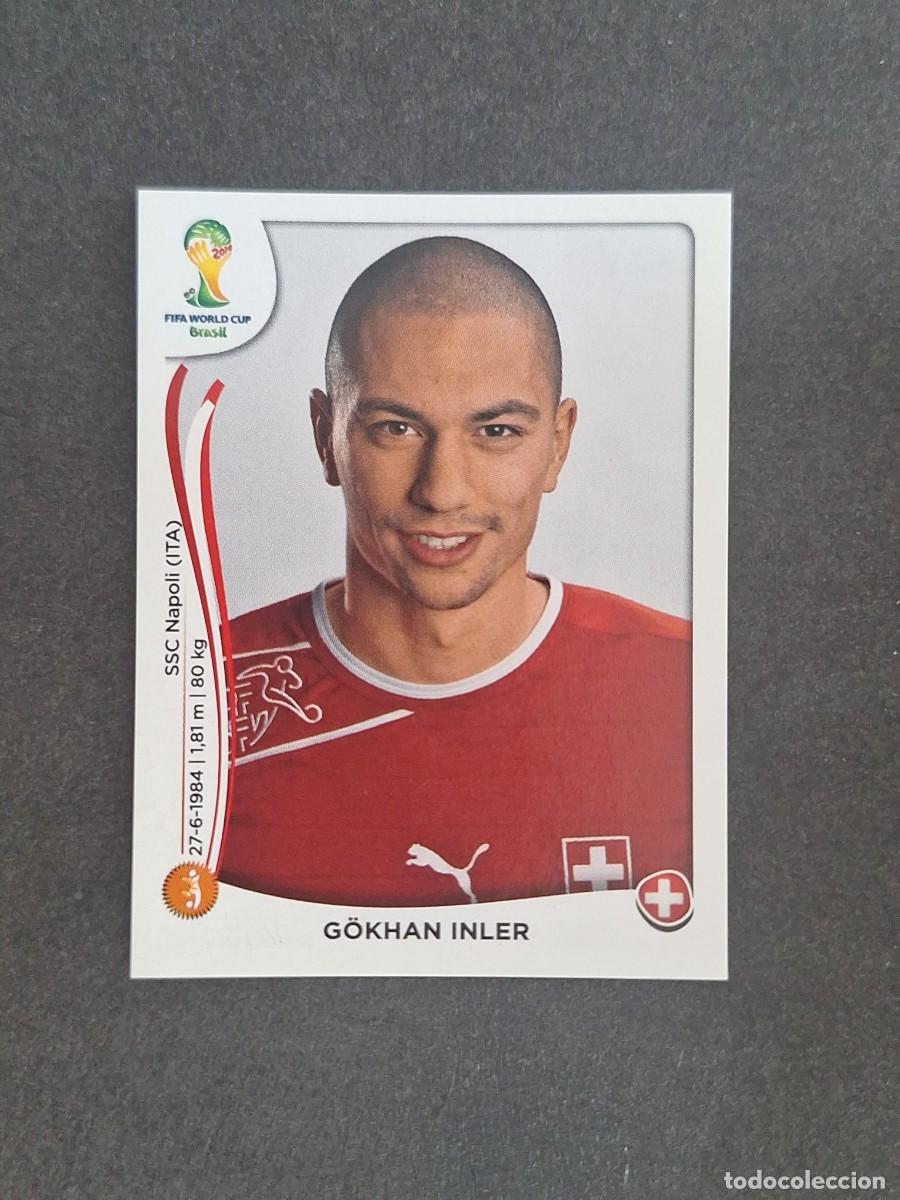 Cromos de f&uacute;tbol: L2 G&Ouml;KHAN INLER SELECCION SUIZA 346 MUNDIAL BRASIL 2014 PANINI NUNCA PEGADO SIN PEGAR