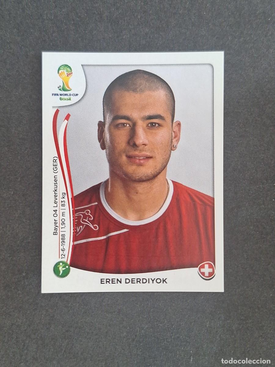 Cromos de f&uacute;tbol: L2 EREN DERDIYOK SELECCION SUIZA 353 MUNDIAL BRASIL 2014 PANINI NUNCA PEGADO SIN PEGAR