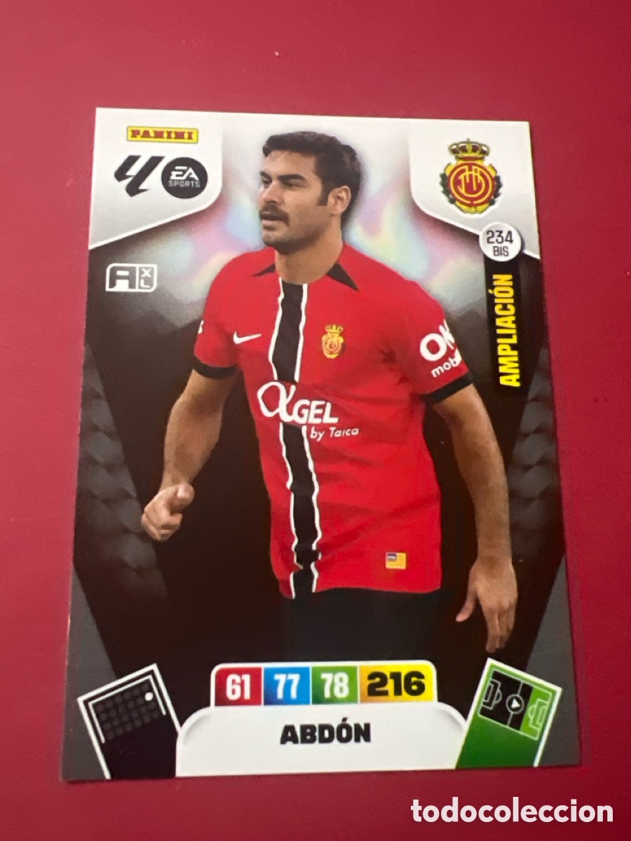 Cromos de f&uacute;tbol: C5741. Abd&oacute;n Ampliaci&oacute;n Mallorca 334bis Adrenalyn 2025-26