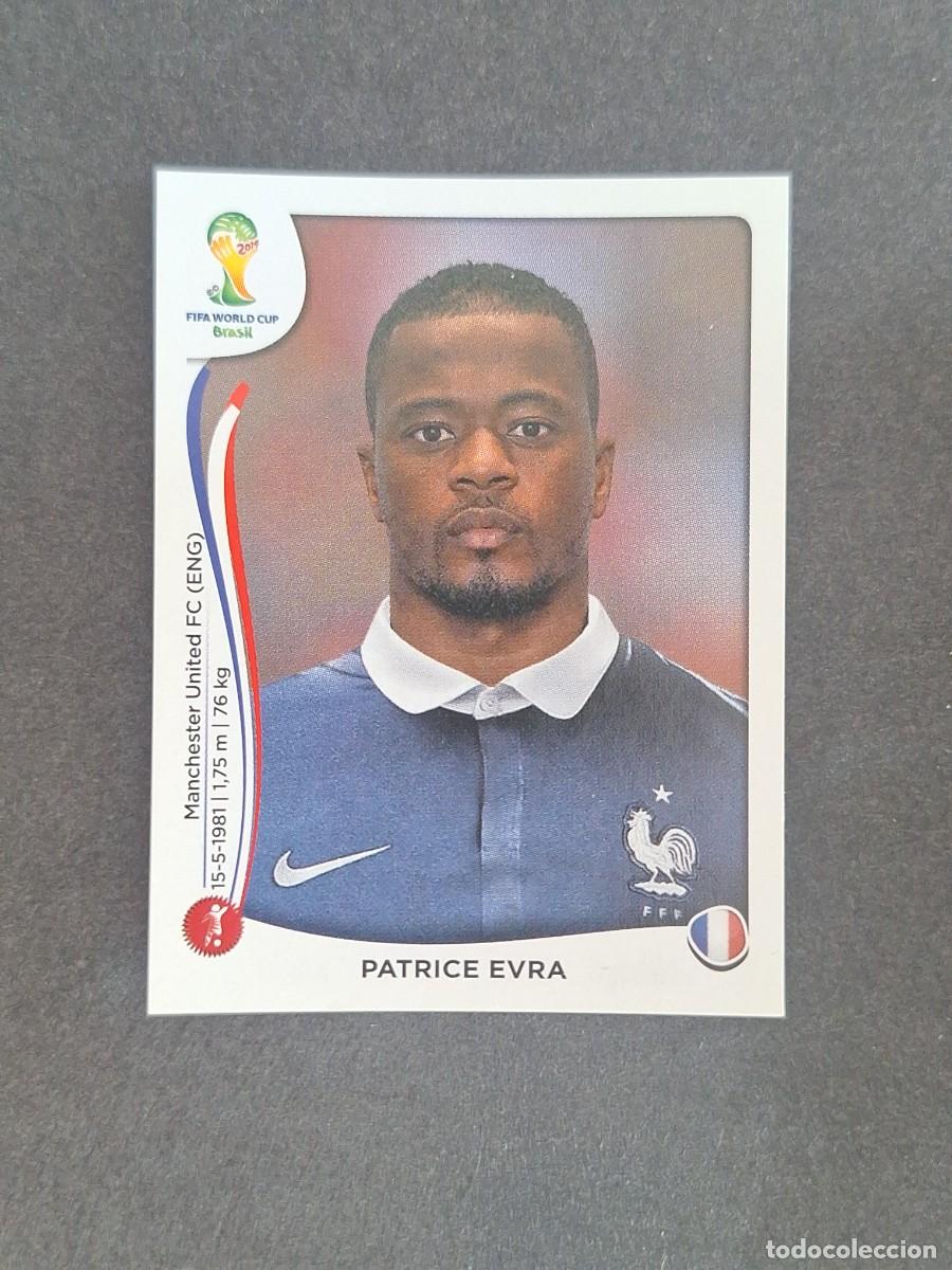 Cromos de f&uacute;tbol: L2 PATRICE EVRA SELECCION FRANCIA 377 MUNDIAL BRASIL 2014 PANINI NUNCA PEGADO SIN PEGAR