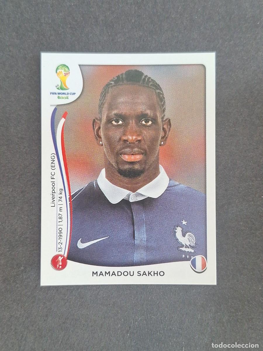 Figurine di Calcio: L2 MAMADOU SAKHO SELECCION FRANCIA 381 MUNDIAL BRASIL 2014 PANINI NUNCA PEGADO SIN PEGAR
