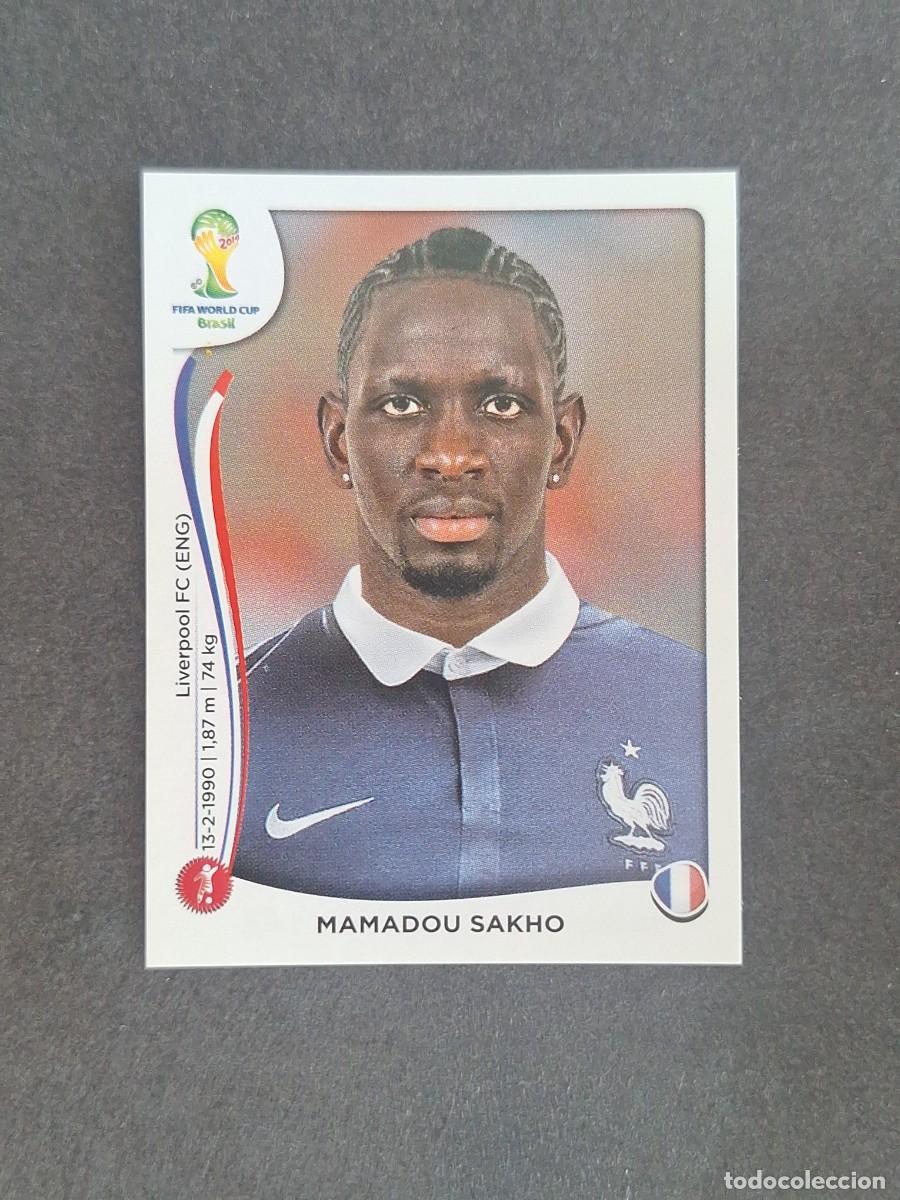 Figurine di Calcio: L2 MAMADOU SAKHO SELECCION FRANCIA 381 MUNDIAL BRASIL 2014 PANINI NUNCA PEGADO SIN PEGAR