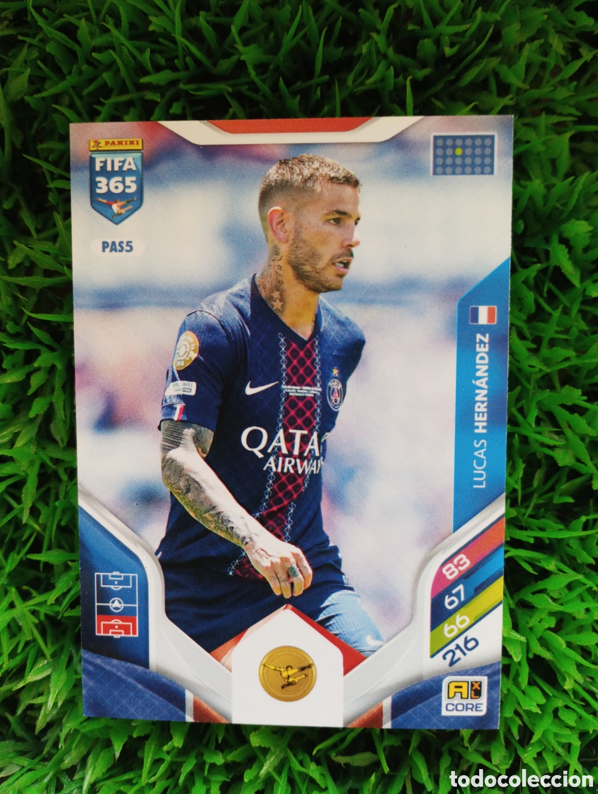 Fu&szlig;ball-Sticker: Lucas Hernandez Paris Saint-Germain Adrenalyn 2026 Fifa 365 # PAS 5