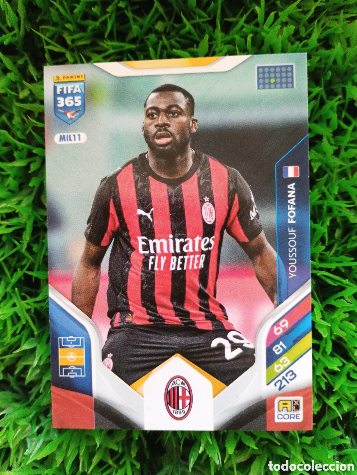 Cartes &agrave; collectionner de Football: Fofana Milan Adrenalyn 2026 Fifa 365 # MIL 11