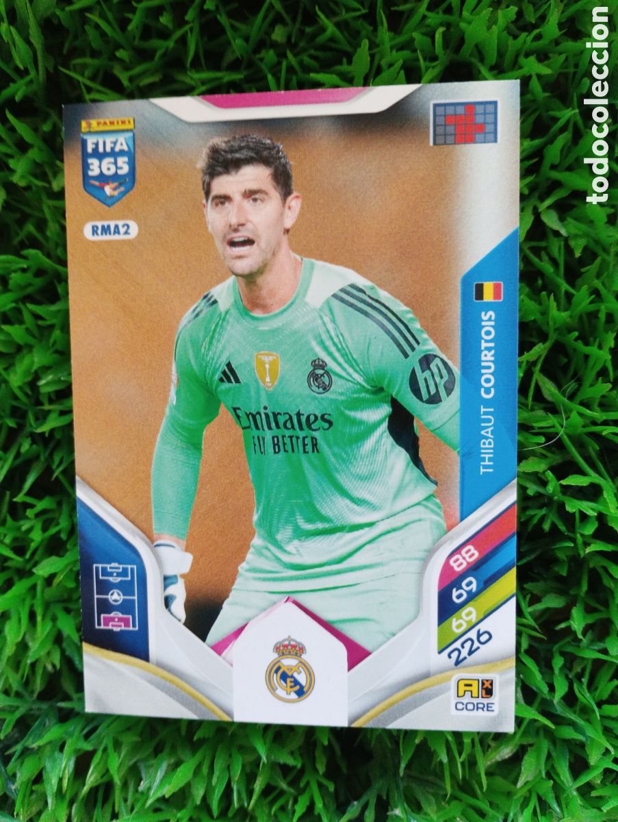 Cartes &agrave; collectionner de Football: Courtois Real Madrid Adrenalyn 2026 Fifa 365 # RMA 2