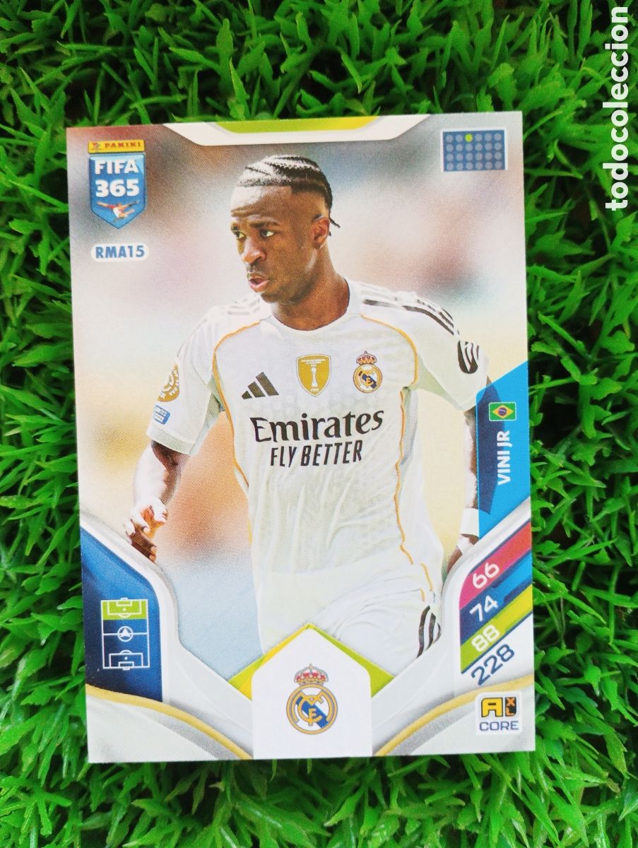Fu&szlig;ball-Sticker: Vinicius Real Madrid Adrenalyn 2026 Fifa 365 # RMA 15
