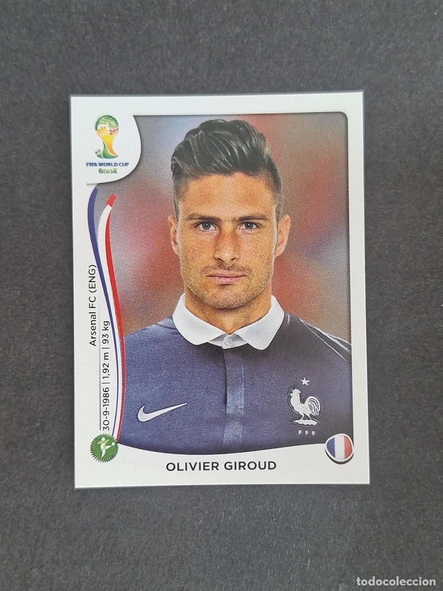 Figurine di Calcio: L2 OLIVIER GIROUD SELECCION FRANCIA 391 MUNDIAL BRASIL 2014 PANINI NUNCA PEGADO SIN PEGAR