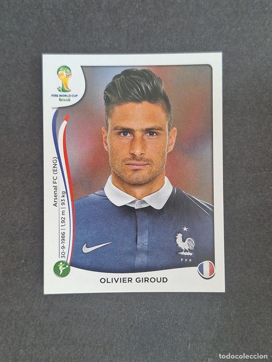 Figurine di Calcio: L2 OLIVIER GIROUD SELECCION FRANCIA 391 MUNDIAL BRASIL 2014 PANINI NUNCA PEGADO SIN PEGAR
