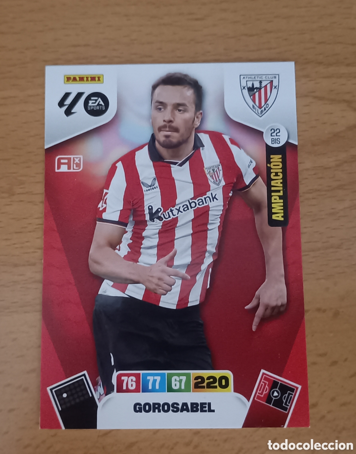 Figurine di Calcio: Gorosabel Athletic de Bilbao 22 Bis Adrenalyn 25/26
