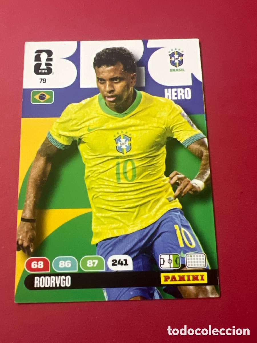Figurine di Calcio: C5748. 79 RODRYGO Hero World Cup 2026 Adrenalyn XL Panini