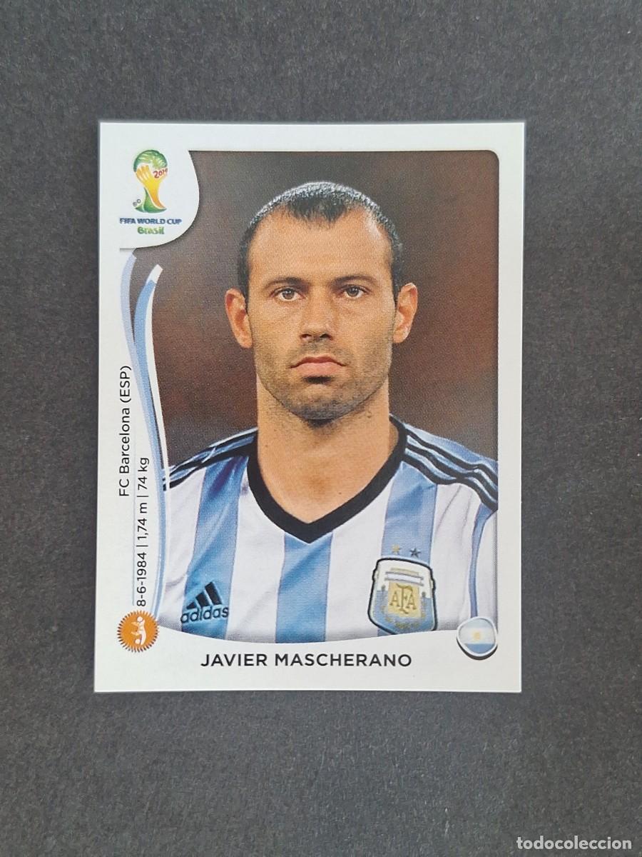Figurine di Calcio: L2 JAVIER MASCHERANO SELECCION HONDURAS 421 MUNDIAL BRASIL 2014 PANINI NUNCA PEGADO SIN PEGAR