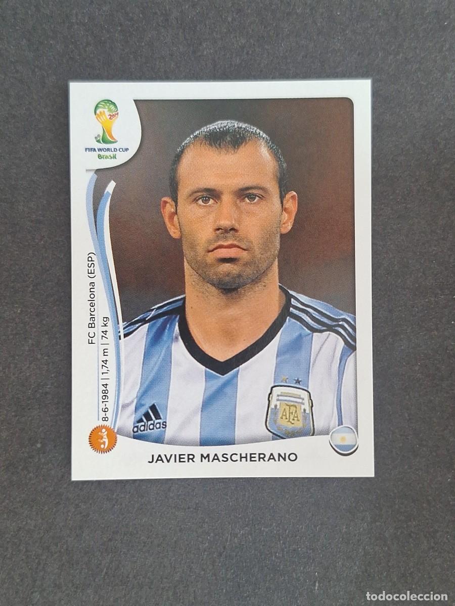 Figurine di Calcio: L2 JAVIER MASCHERANO SELECCION HONDURAS 421 MUNDIAL BRASIL 2014 PANINI NUNCA PEGADO SIN PEGAR