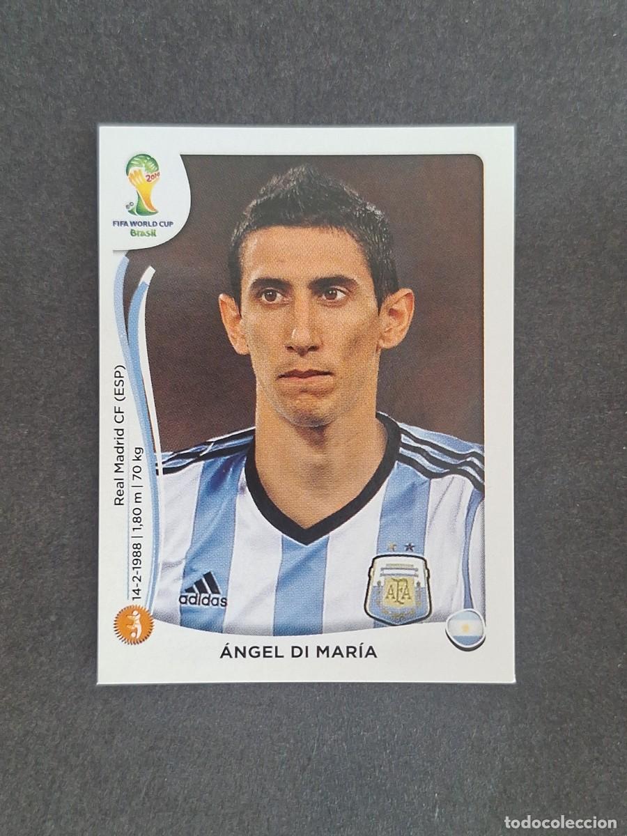 Football Stickers: L2 ANGEL DI MARIA SELECCION HONDURAS 425 MUNDIAL BRASIL 2014 PANINI NUNCA PEGADO SIN PEGAR