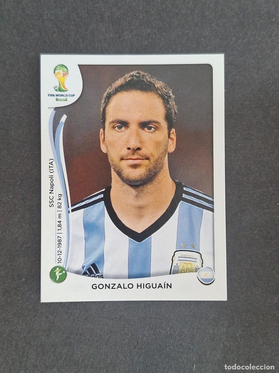 Football Stickers: L2 GONZALO HIGUAIN SELECCION HONDURAS 429 MUNDIAL BRASIL 2014 PANINI NUNCA PEGADO SIN PEGAR