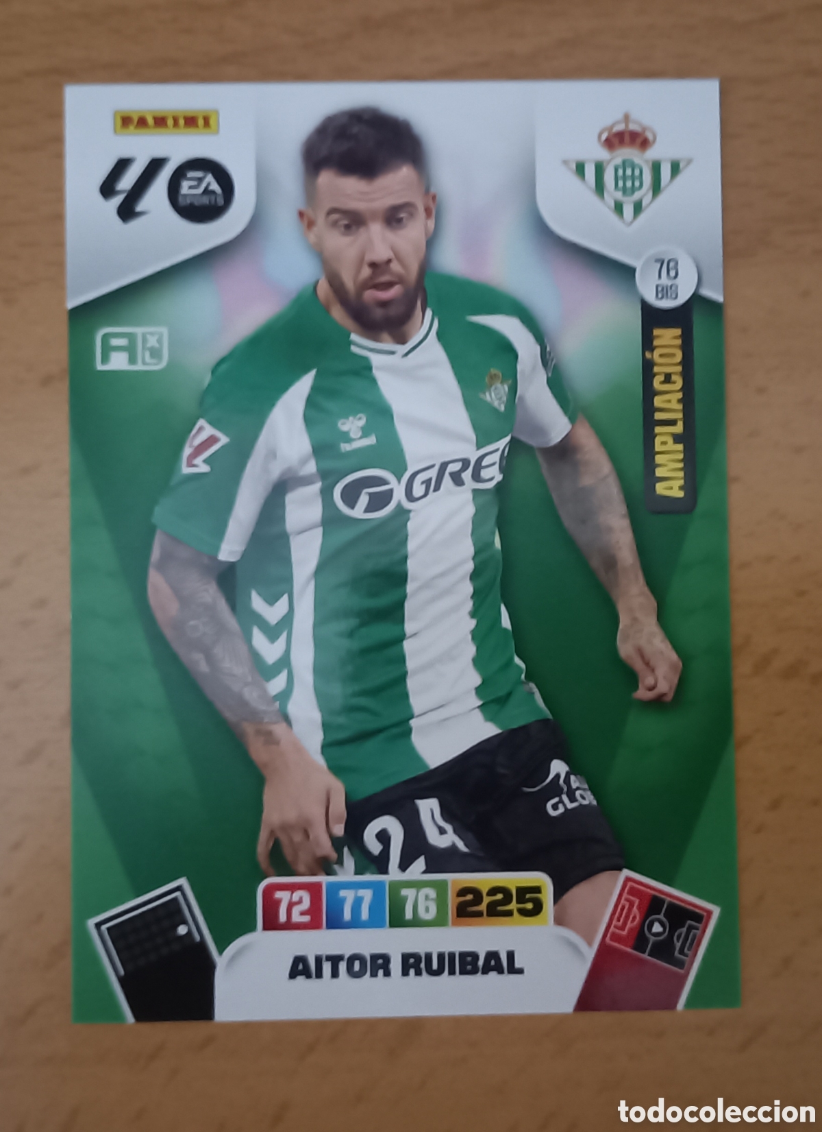 Football Stickers: Aitor Ruibal Betis 76 Bis Adrenalyn 25/26