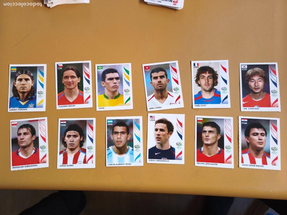 Football Stickers: germany 2006, fifa world cup. contiene 12 cromos