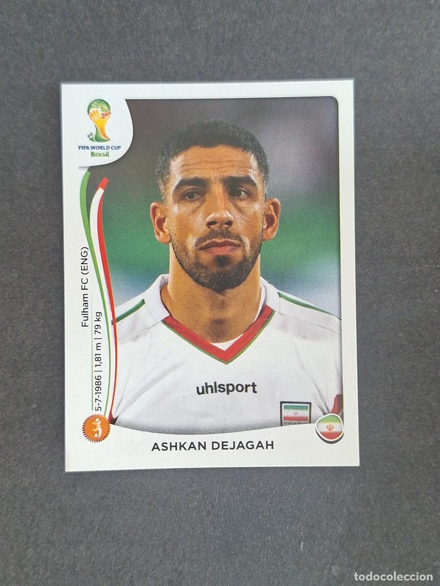 Football Stickers: L2 ASHKAN DEJAGAH SELECCION IRAN 464 MUNDIAL BRASIL 2014 PANINI NUNCA PEGADO SIN PEGAR