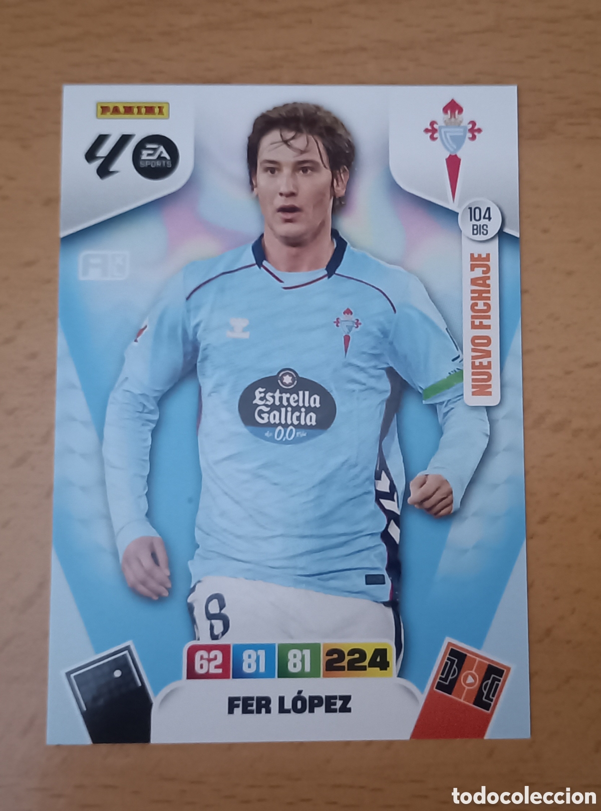 Cromos de f&uacute;tbol: Fer L&oacute;pez Celta de Vigo 104 Bis Adrenalyn 25/26