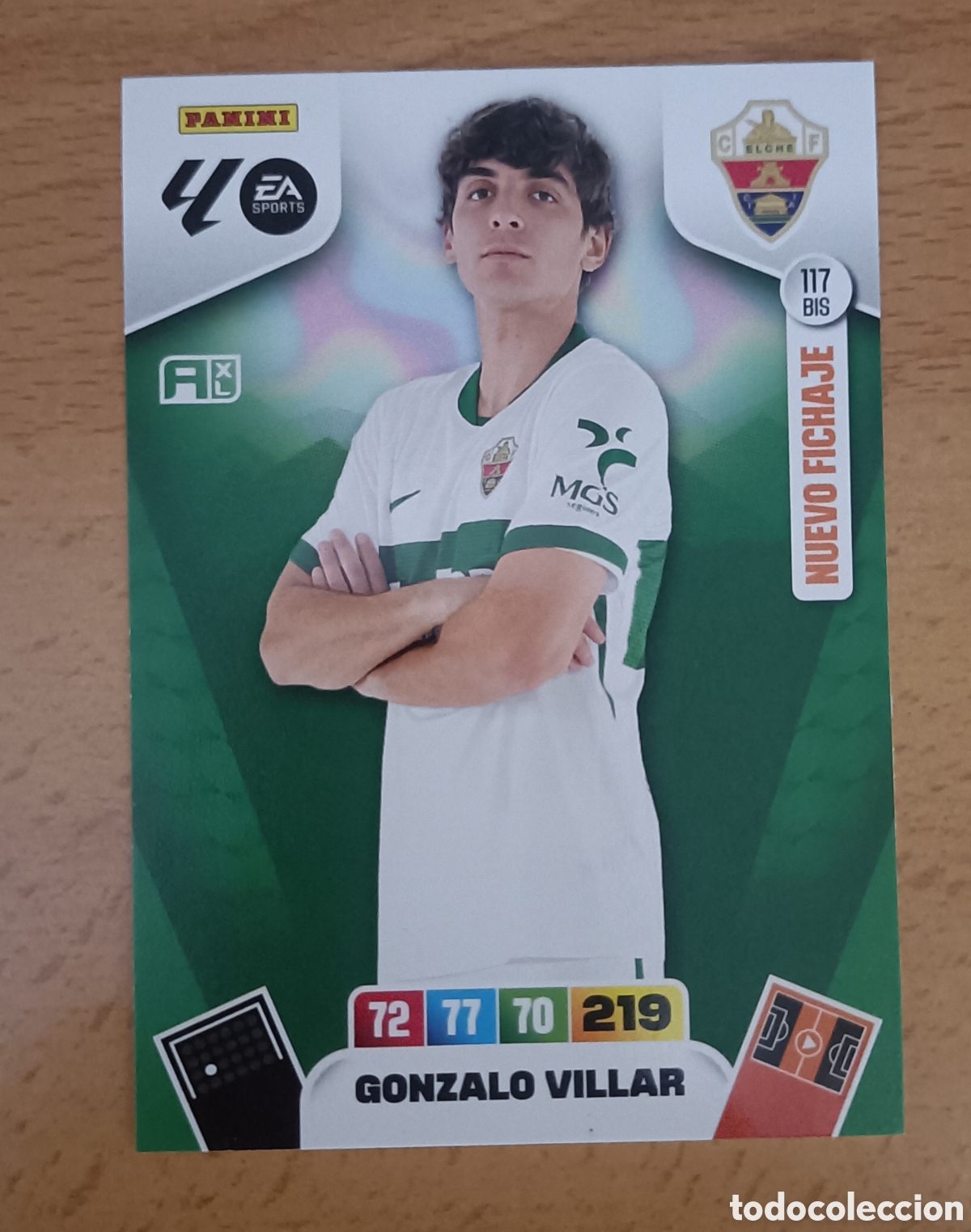 Cromos de f&uacute;tbol: Gonzalo Villar Elche 117 Bis Adrenalyn 25/26