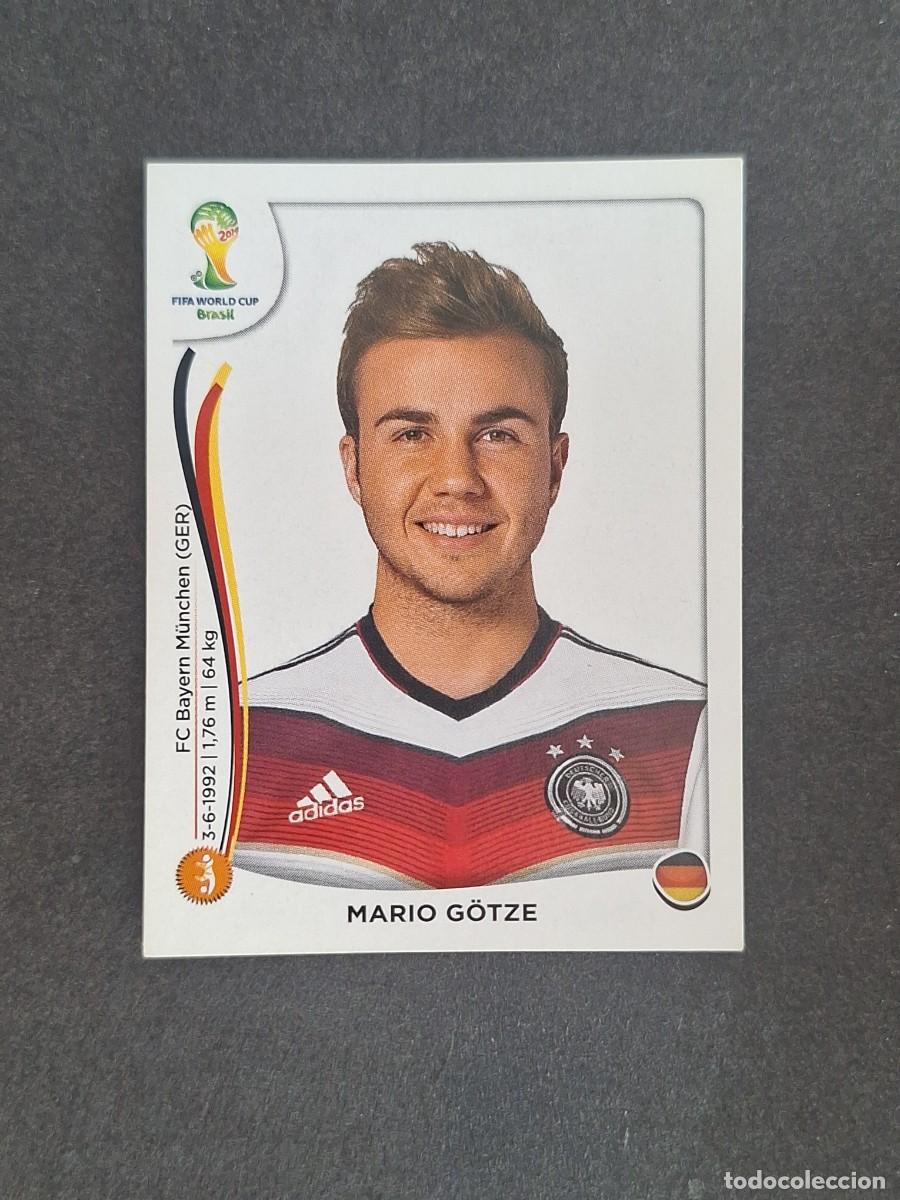 Cromos de f&uacute;tbol: L2 MARIO G&Ouml;TZE SELECCION ALEMANIA 500 MUNDIAL BRASIL 2014 PANINI NUNCA PEGADO SIN PEGAR