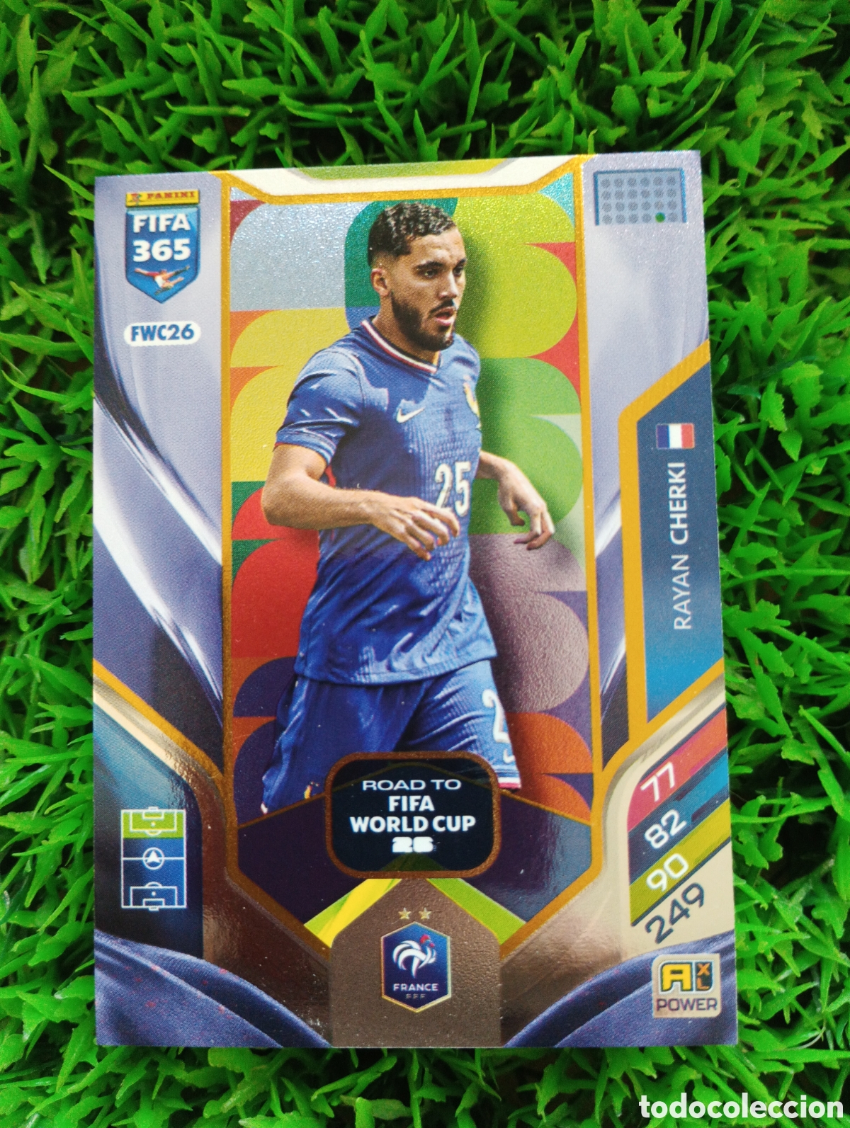 Cromos de f&uacute;tbol: Cherki Francia ROAD TO FIFA WORLD CUP 26 Adrenalyn 2026 Fifa 365 # FWC 26