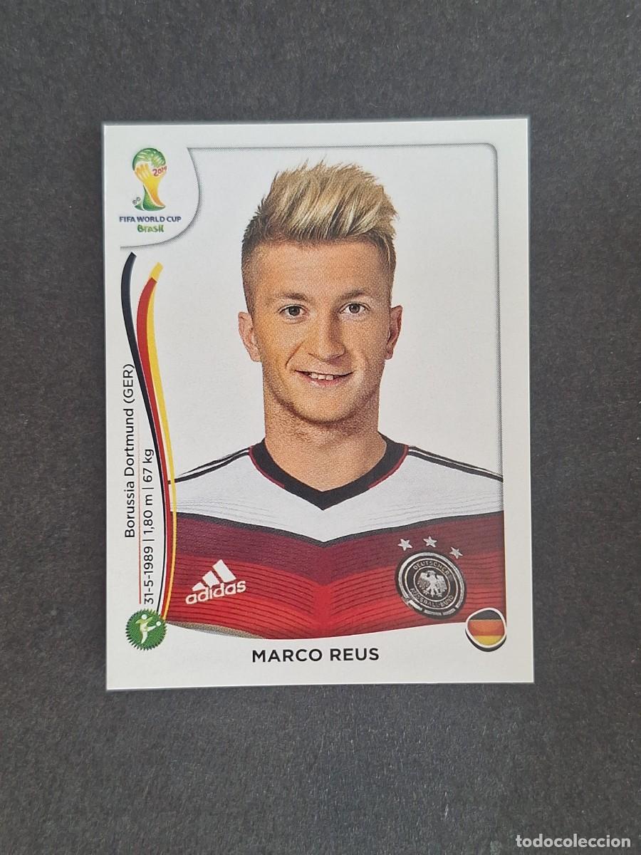 Cromos de f&uacute;tbol: L2 MARCO REUS SELECCION ALEMANIA 502 MUNDIAL BRASIL 2014 PANINI NUNCA PEGADO SIN PEGAR