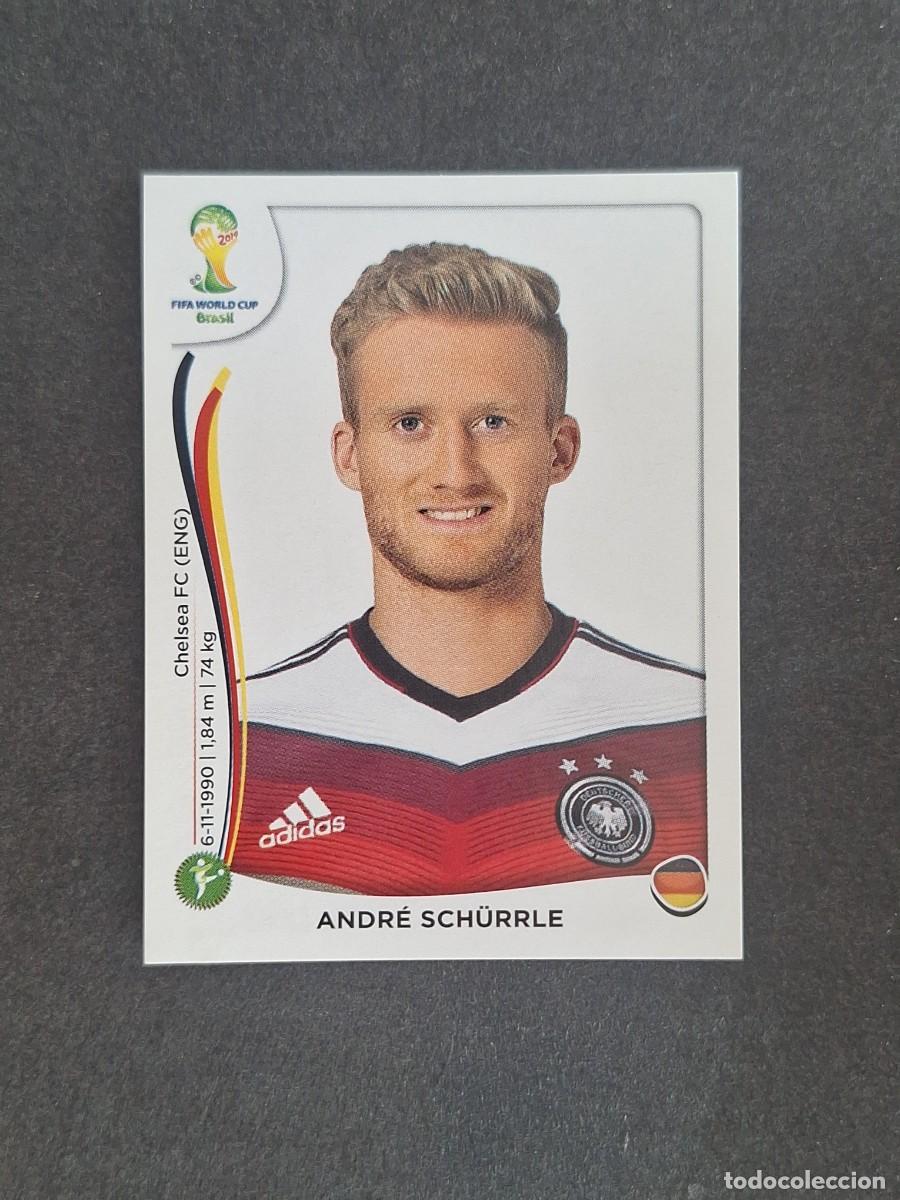 Cromos de f&uacute;tbol: L2 ANDRE SCH&Uuml;RRLE SELECCION ALEMANIA 503 MUNDIAL BRASIL 2014 PANINI NUNCA PEGADO SIN PEGAR