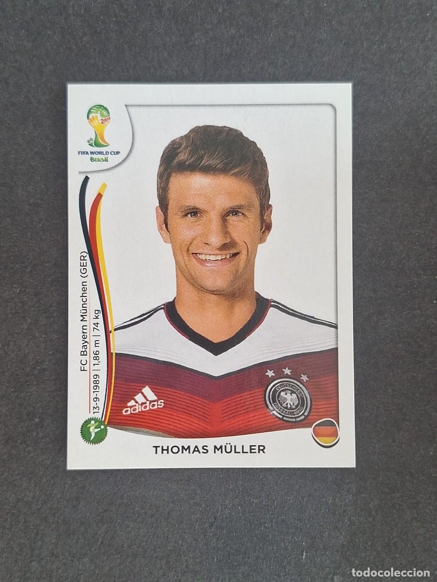 Cromos de f&uacute;tbol: L2 THOMAS M&Uuml;LLER SELECCION ALEMANIA 505 MUNDIAL BRASIL 2014 PANINI NUNCA PEGADO SIN PEGAR