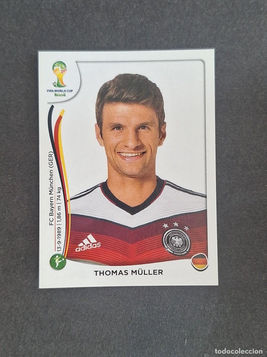 Cromos de f&uacute;tbol: L2 THOMAS M&Uuml;LLER SELECCION ALEMANIA 505 MUNDIAL BRASIL 2014 PANINI NUNCA PEGADO SIN PEGAR