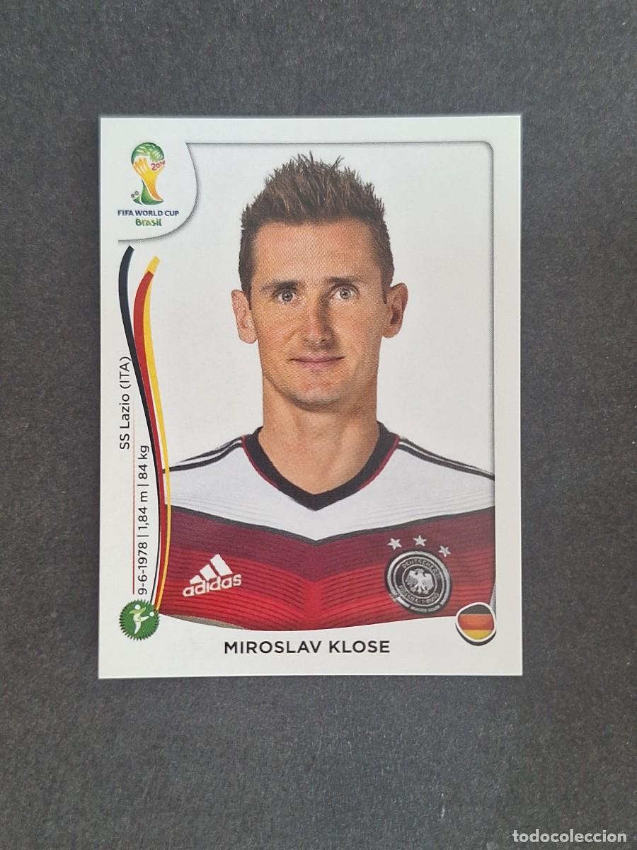 Cromos de f&uacute;tbol: L2 MIROSLAV KLOSE SELECCION ALEMANIA 506 MUNDIAL BRASIL 2014 PANINI NUNCA PEGADO SIN PEGAR
