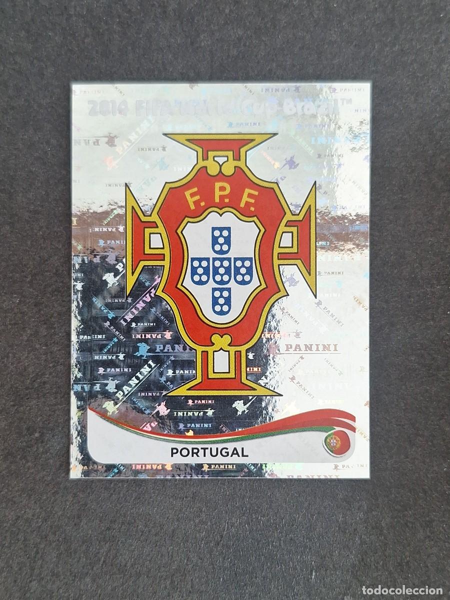Cromos de f&uacute;tbol: L2 ESCUDO SELECCION PORTUGAL 507 MUNDIAL BRASIL 2014 PANINI NUNCA PEGADO SIN PEGAR