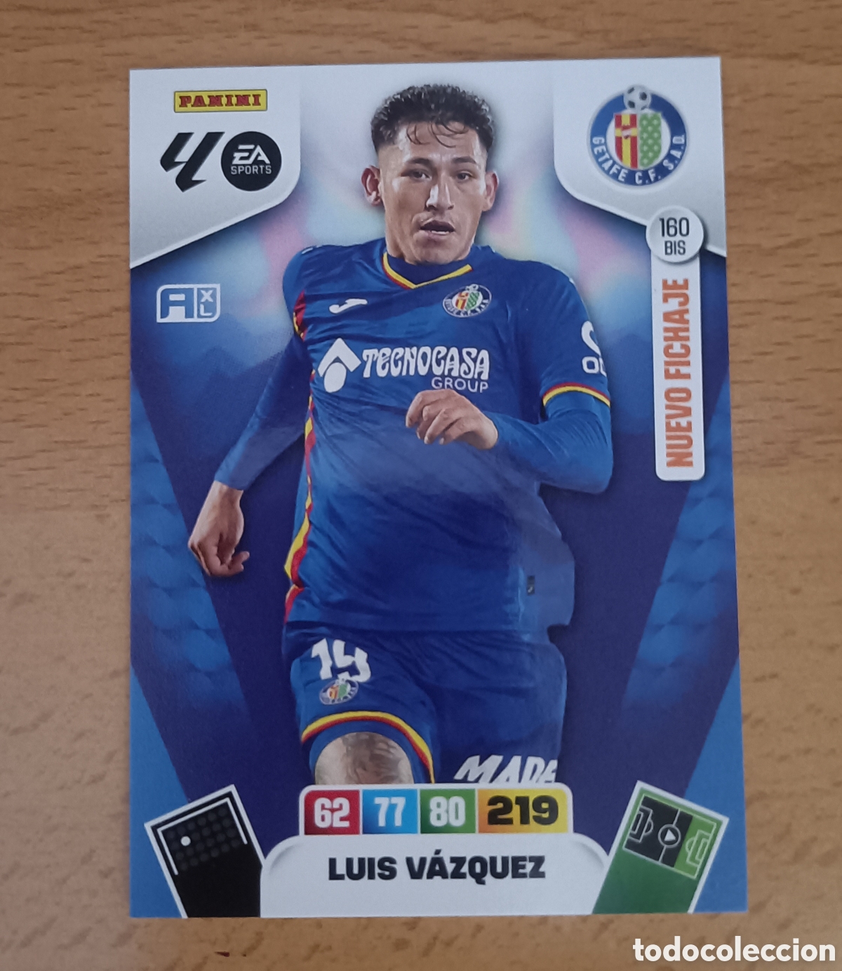 Cromos de f&uacute;tbol: Luis V&aacute;zquez Getafe 160 Bis Adrenalyn 25/26