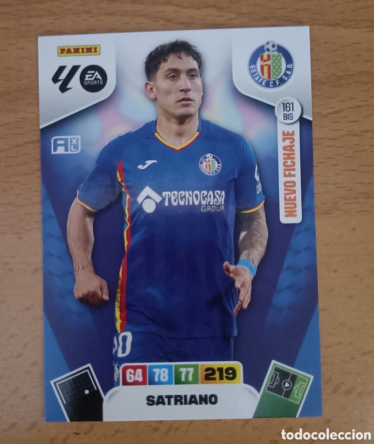 Cromos de f&uacute;tbol: Satriano Getafe 161 Bis Adrenalyn 25/26