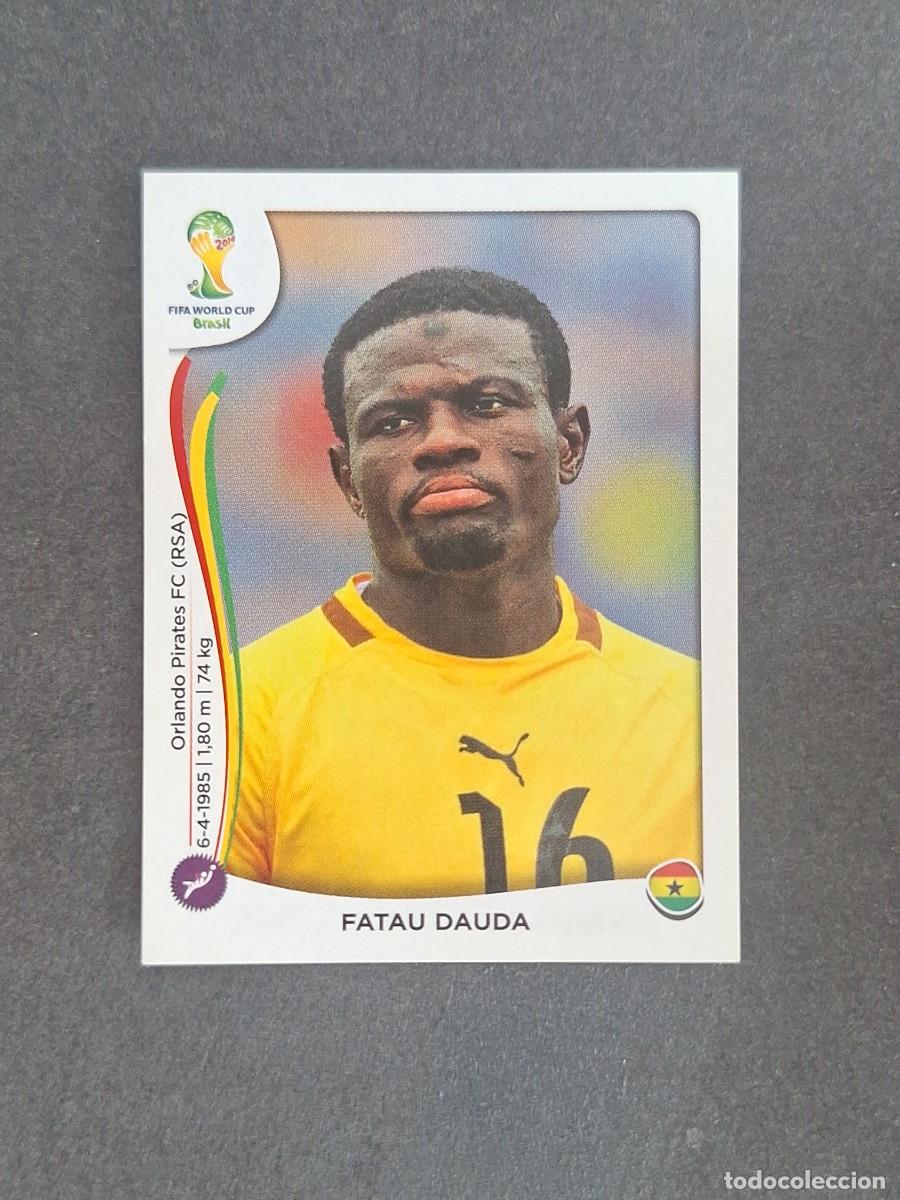 Figurine di Calcio: L2 FATAU DAUDA SELECCION GHANA 528 MUNDIAL BRASIL 2014 PANINI NUNCA PEGADO SIN PEGAR