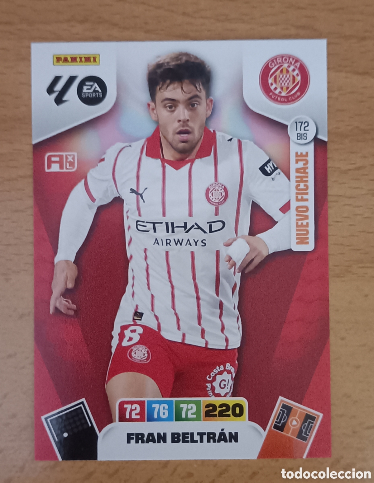Figurine di Calcio: Fran Beltr&aacute;n Girona 172 Bis Adrenalyn 25/26