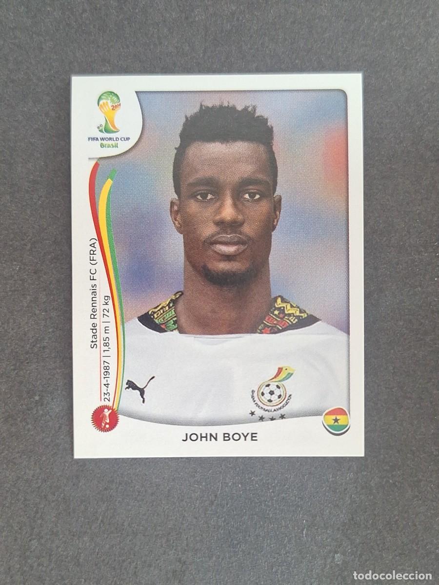 Figurine di Calcio: L2 JOHN BOYE SELECCION GHANA 533 MUNDIAL BRASIL 2014 PANINI NUNCA PEGADO SIN PEGAR