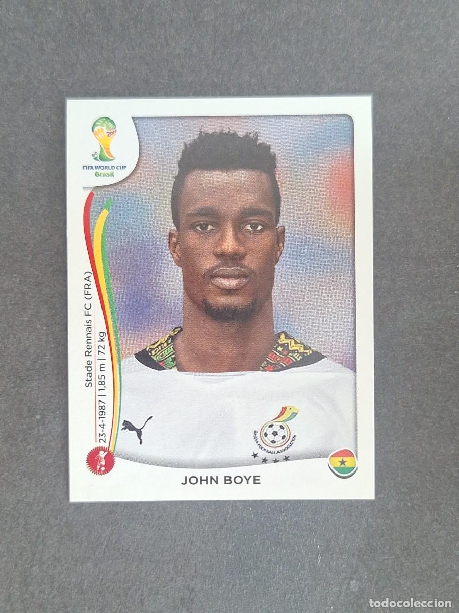 Figurine di Calcio: L2 JOHN BOYE SELECCION GHANA 533 MUNDIAL BRASIL 2014 PANINI NUNCA PEGADO SIN PEGAR