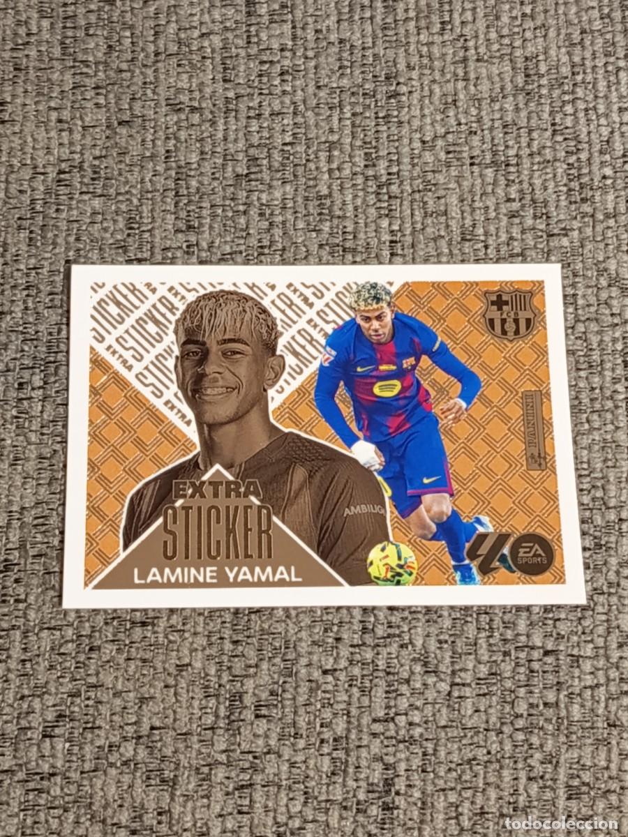 Figurine di Calcio: Liga este 26 27 Panini EXTRA STICKER LAMINE YAMAL BRONCE nuevo