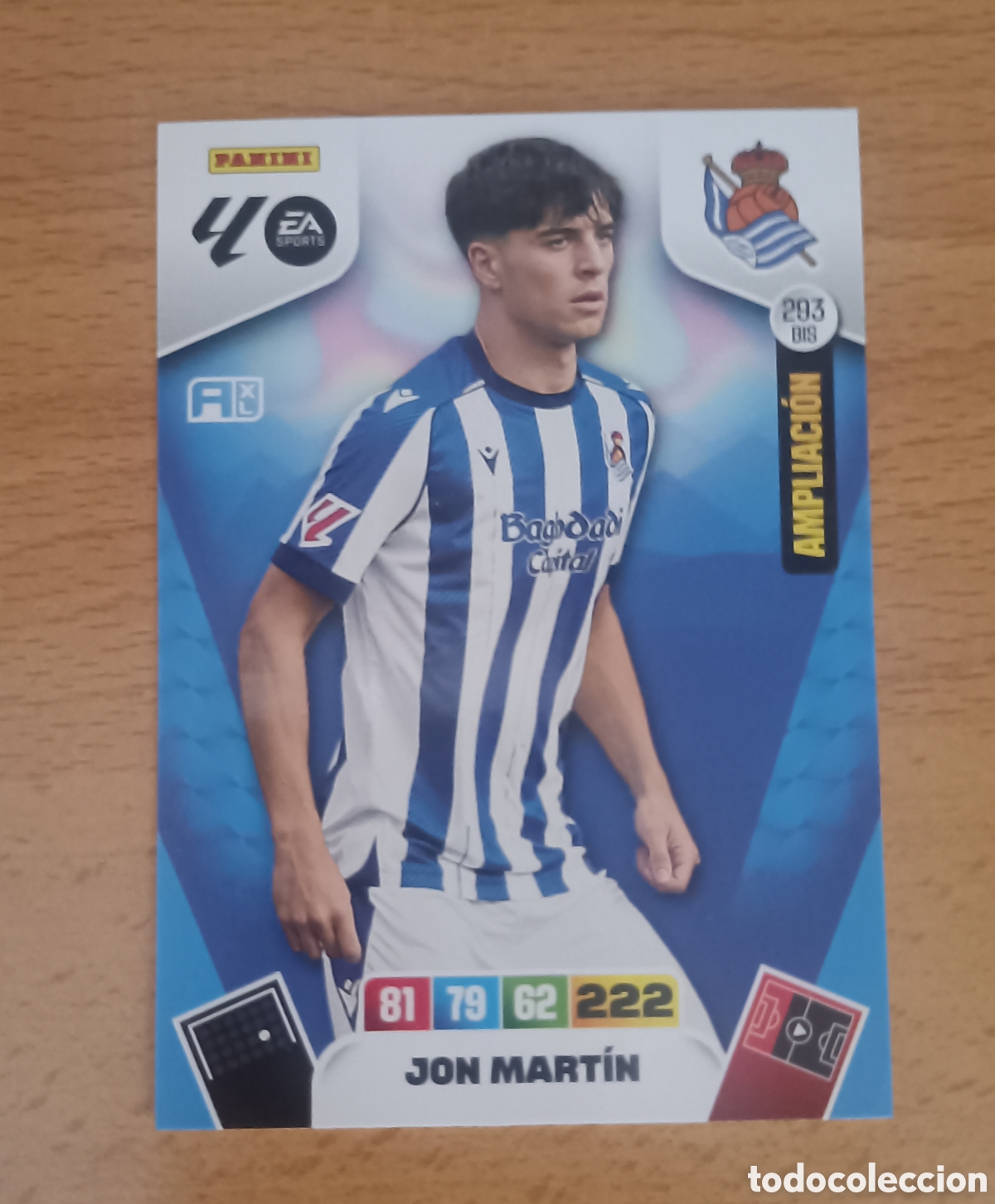 Figurine di Calcio: Jon Mart&iacute;n Real Sociedad 293 Bis Adrenalyn 25/26
