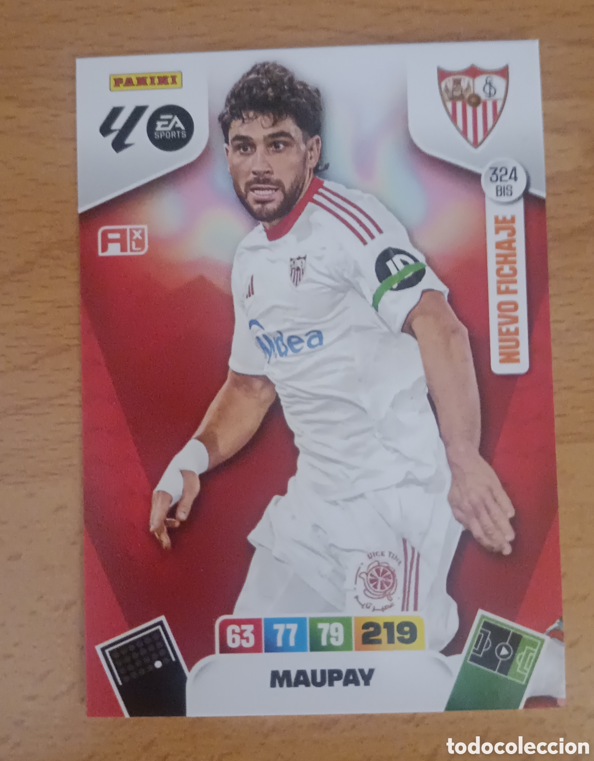 Figurine di Calcio: Maupay Sevilla 324 Bis Adrenalyn 25/26