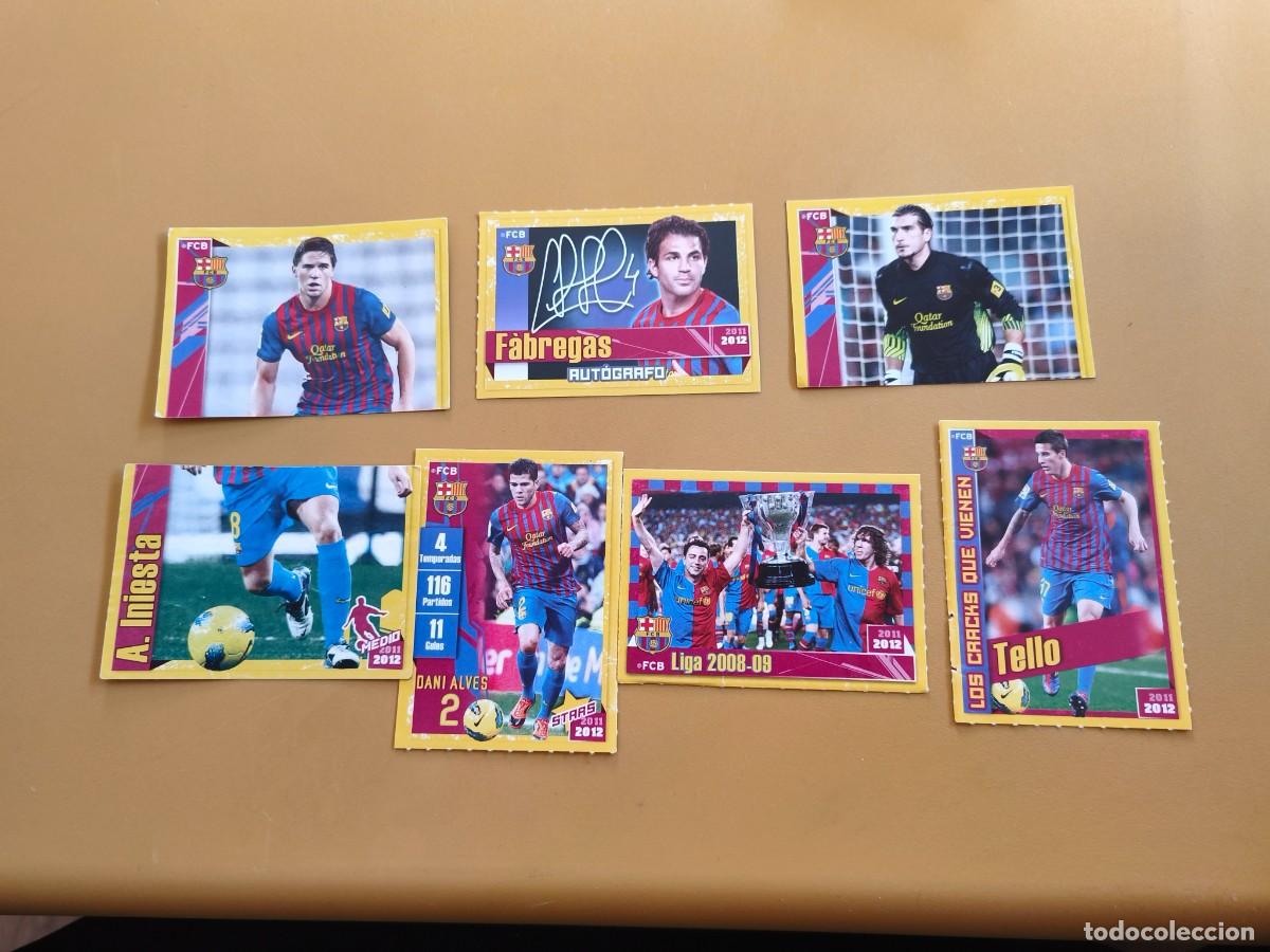 Fu&szlig;ball-Sticker: coleccion oficial barcelona 2011 12, lote 7 cromos