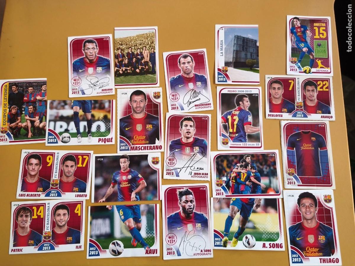 Cromos de Futebol: coleccion oficial barcelona 2012 13, contiene 20 cromos