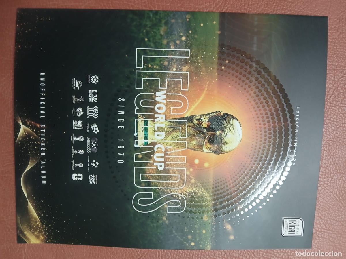 Fu&szlig;ball-Sticker: LEGENDS WORLD CUP SINCE 1970. Edici&oacute;n Limitada